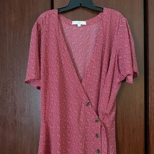LOFT Plus Wrap Blouse - Size 22